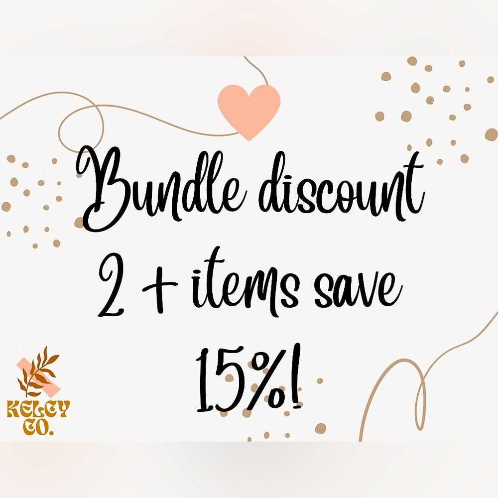 BUNDLE DISCOUNT!
